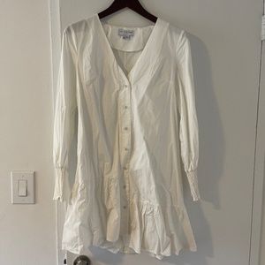 Never Fully Dressed White Mini Dress